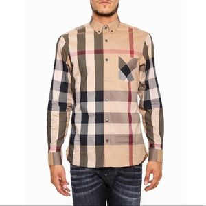 NWOT Men’s Burberry button down